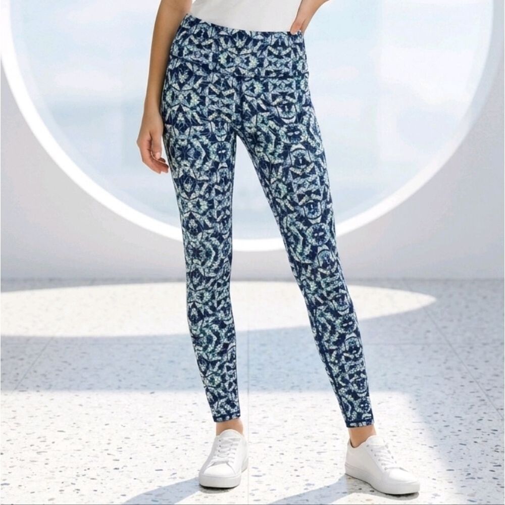 Victoria's Secret VSX Knockout Glow In Dark Kaleidoscope Leggings Small Sport